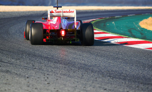 La trasera del Ferrari F2012