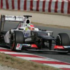 Sergio Pérez a los mandos del Sauber C31