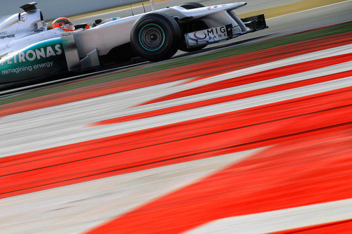 Schumacher sigue sacando el máximo partido al Mercedes W03
