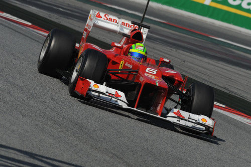 Felipe Massa a bordo del F2012