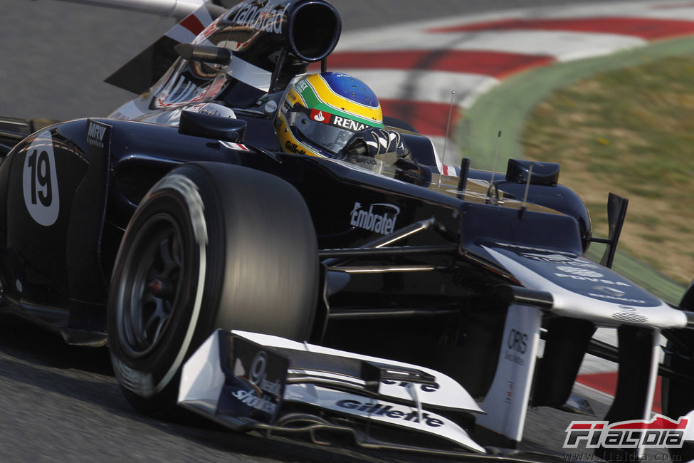 Bruno Senna con el Williams FW34