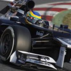 Bruno Senna con el Williams FW34