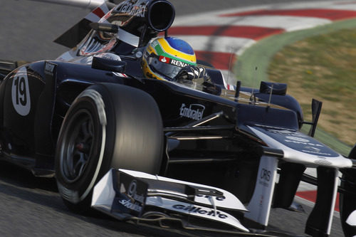 Bruno Senna con el Williams FW34