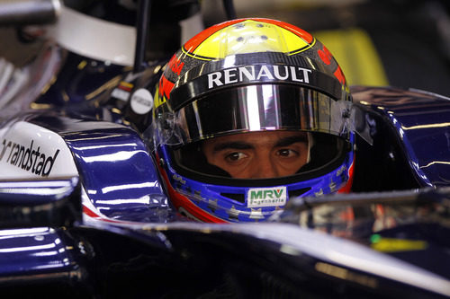 Maldonado se concentra en el 'box' de Williams