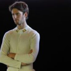 Romain Grosjean con el traje ignífugo