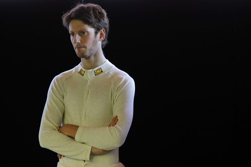 Romain Grosjean con el traje ignífugo