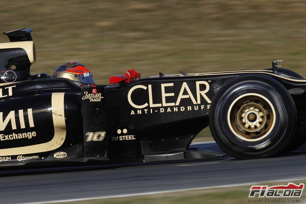 Lateral del Lotus E20