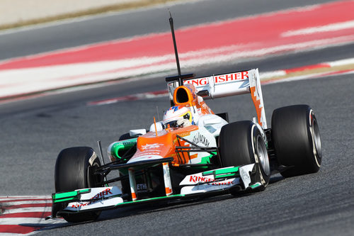 Paul di Resta rueda con el Force India VJM05