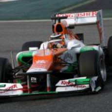 Vista frontal del Force India VJM05