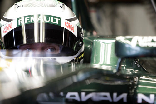 Heikki Kovalainen en el cockpit del Caterham CT01