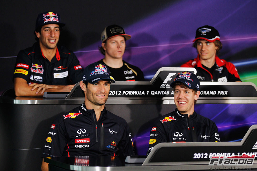 Rueda de prensa de la FIA en jueves en el GP de Australia 2012