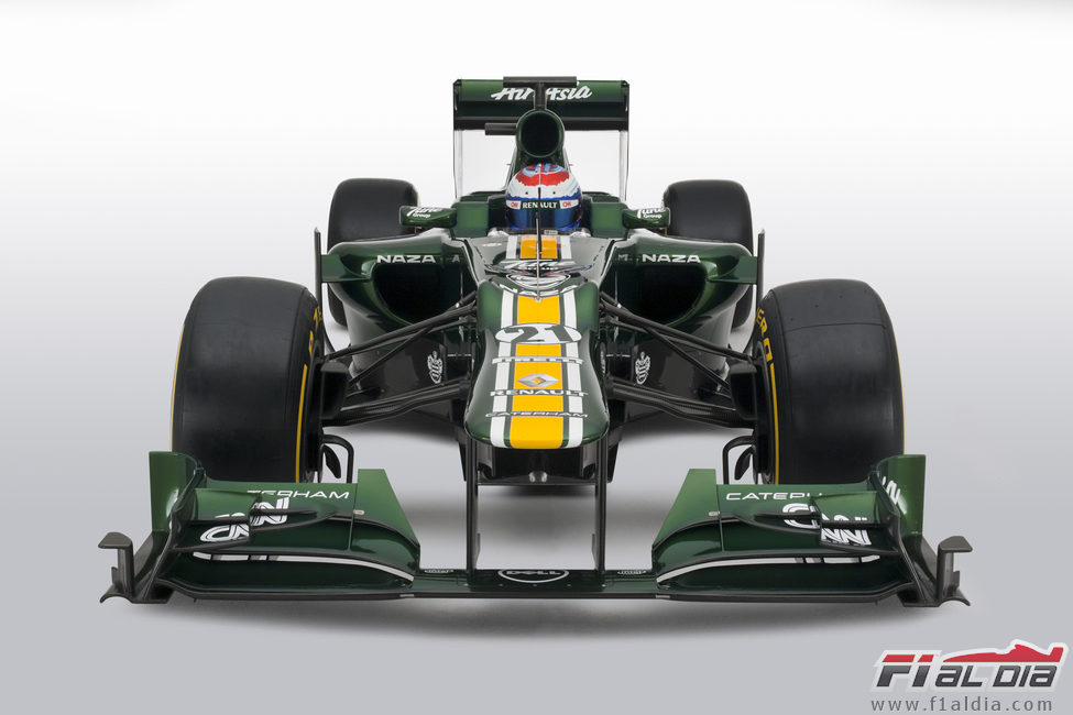 CT01 de Caterham, de frente