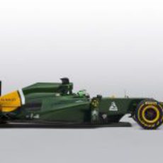 CT01 de Caterham, de lado