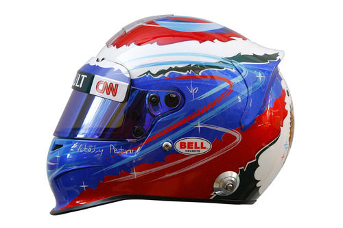 Casco de Vitaly Petrov para 2012