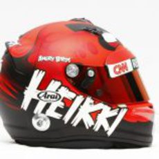 Nuevo casco de Heikki Kovalainen para 2012 (lateral)