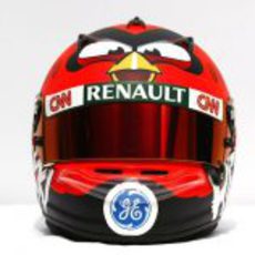 Nuevo casco de Heikki Kovalainen para 2012 (frontal)