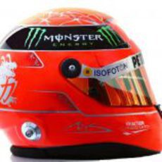 Casco de Michael Schumacher para 2012