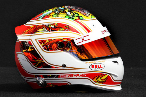 Casco de Dani Clos para 2012