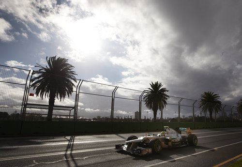 Nico Rosberg durante los primeros libres en Albert Park