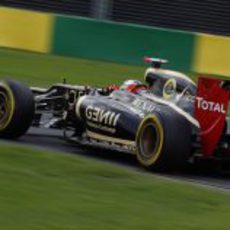 Kimi Räikkönen rueda sobre el trazado semiurbano de Albert Park