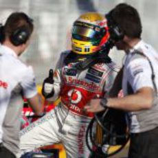 Lewis Hamilton logra la'pole' en el GP de Australia 2012