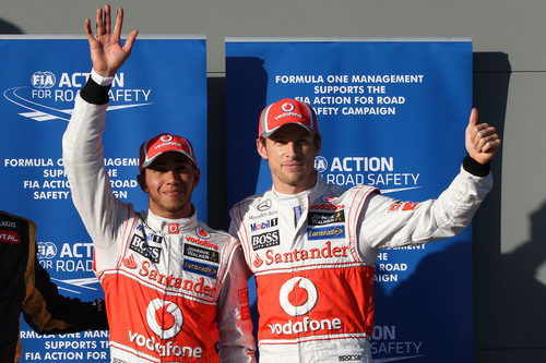 McLaren copa la primera línea de salida en el GP de Australia 2012