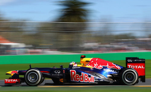 Sebastian Vettel en la clasificación del GP de Australia 2012