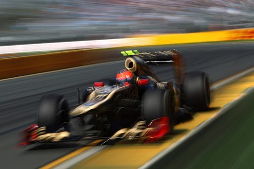 Romain Grosjean es tercero en la clasificación del GP de Australia 2012