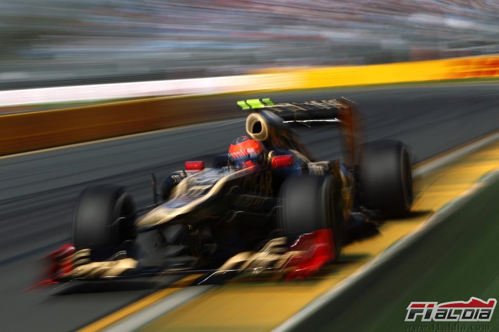 Romain Grosjean es tercero en la clasificación del GP de Australia 2012