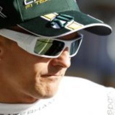 Primer plano de Heikki Kovalainen