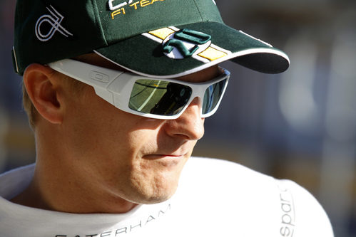 Primer plano de Heikki Kovalainen
