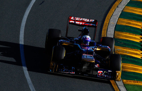 Daniel Ricciardo rueda con el Toro Rosso el sábado en el Gran Premio de Australia