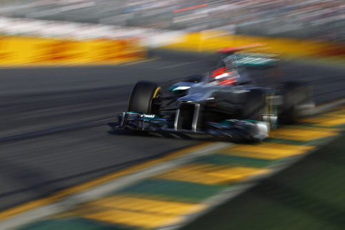 Michael Schumacher fue cuarto en la clasificación de Australia 2012