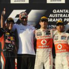 Podio del GP de Australia 2012