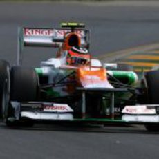 Nico Hülkenberg rueda en Melbourne con el VJM05