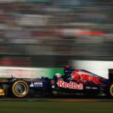 Daniel Ricciardo durante la carrera de Melbourne