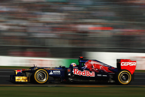 Daniel Ricciardo durante la carrera de Melbourne