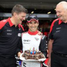 Timo Glock cumple 30 años en el GP de Australia 2012