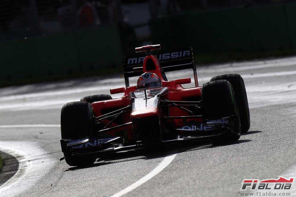 Timo Glock sobre el trazado australiano de Albert Park