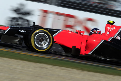 Charles Pic disputa su primera clasificación en la Fórmula 1