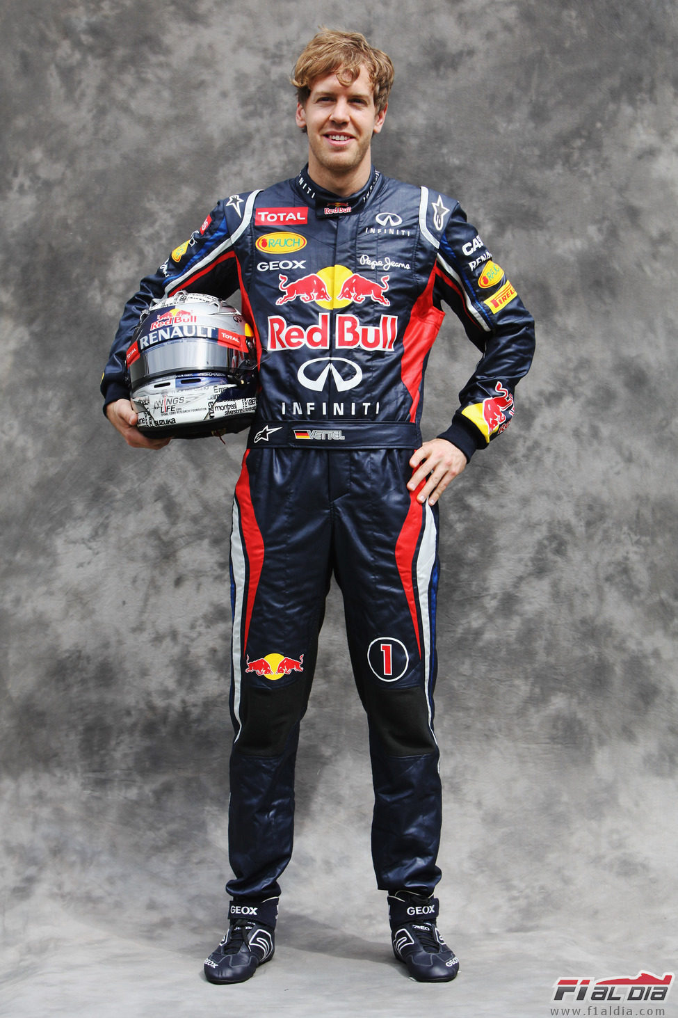 Sebastian Vettel, con Red Bull en 2012