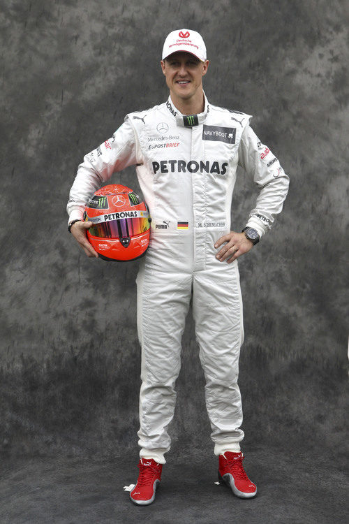 Michael Schumacher, con Mercedes en 2012