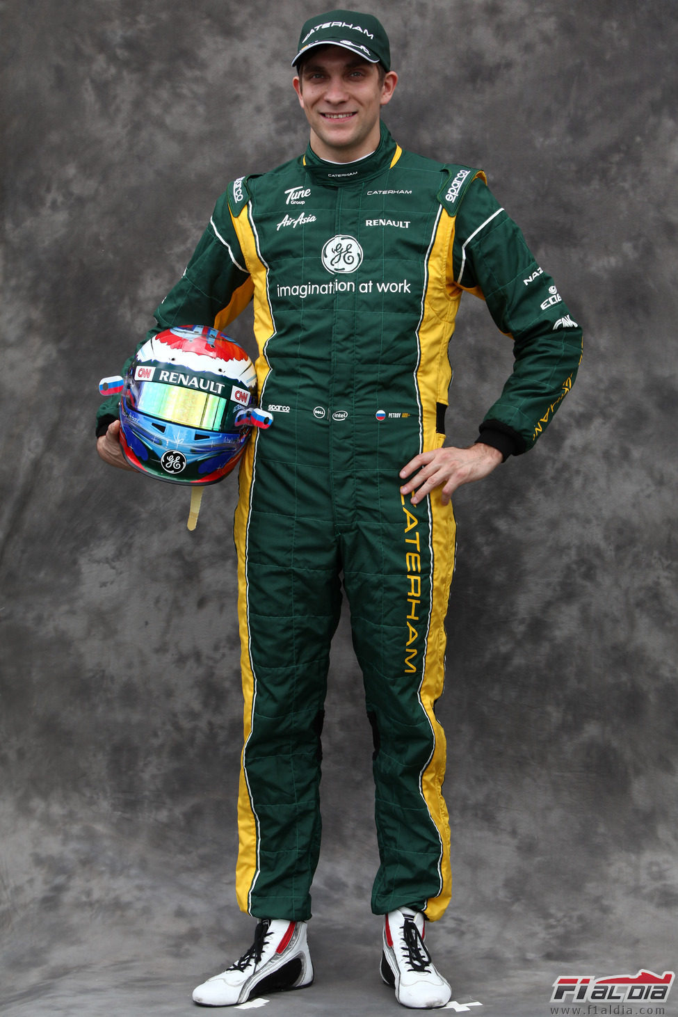 Vitaly Petrov, con Caterham en 2012