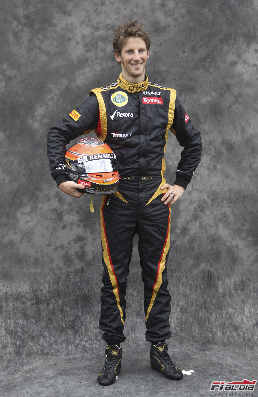 Romain Grosjean, con Lotus en 2012