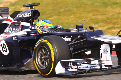 Bruno Senna prueba su nuevo Williams