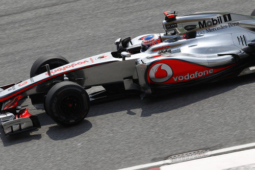 Jenson Button en los libres del GP de Malasia 2012