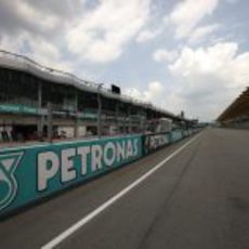 Recta principal del Circuito Internacional de Sepang