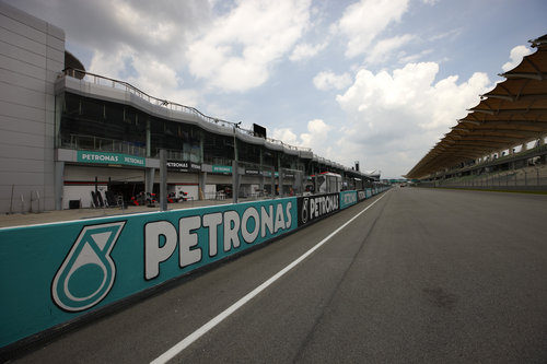 Recta principal del Circuito Internacional de Sepang