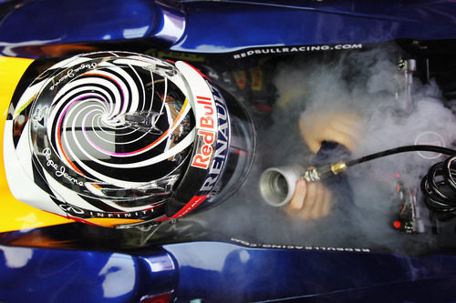 Casco de Sebastian Vettel para el GP de Malasia 2012