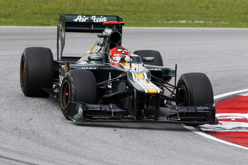 El 'Angry Bird' Kovalainen en el GP de Malasia 2012